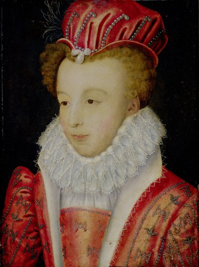 Marguerite de Valois（1553-1615）c.1572 作者 François Clouet